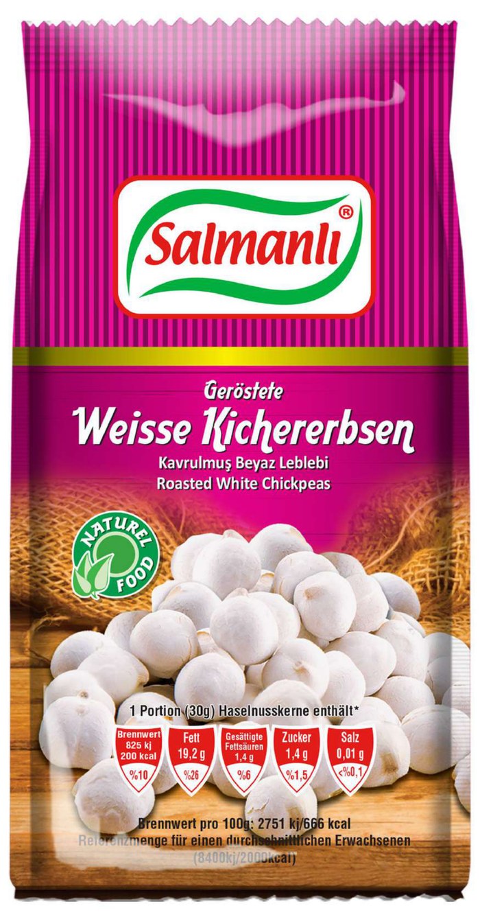 Salmanlı Pois Chiches Blancs Grillés 300g