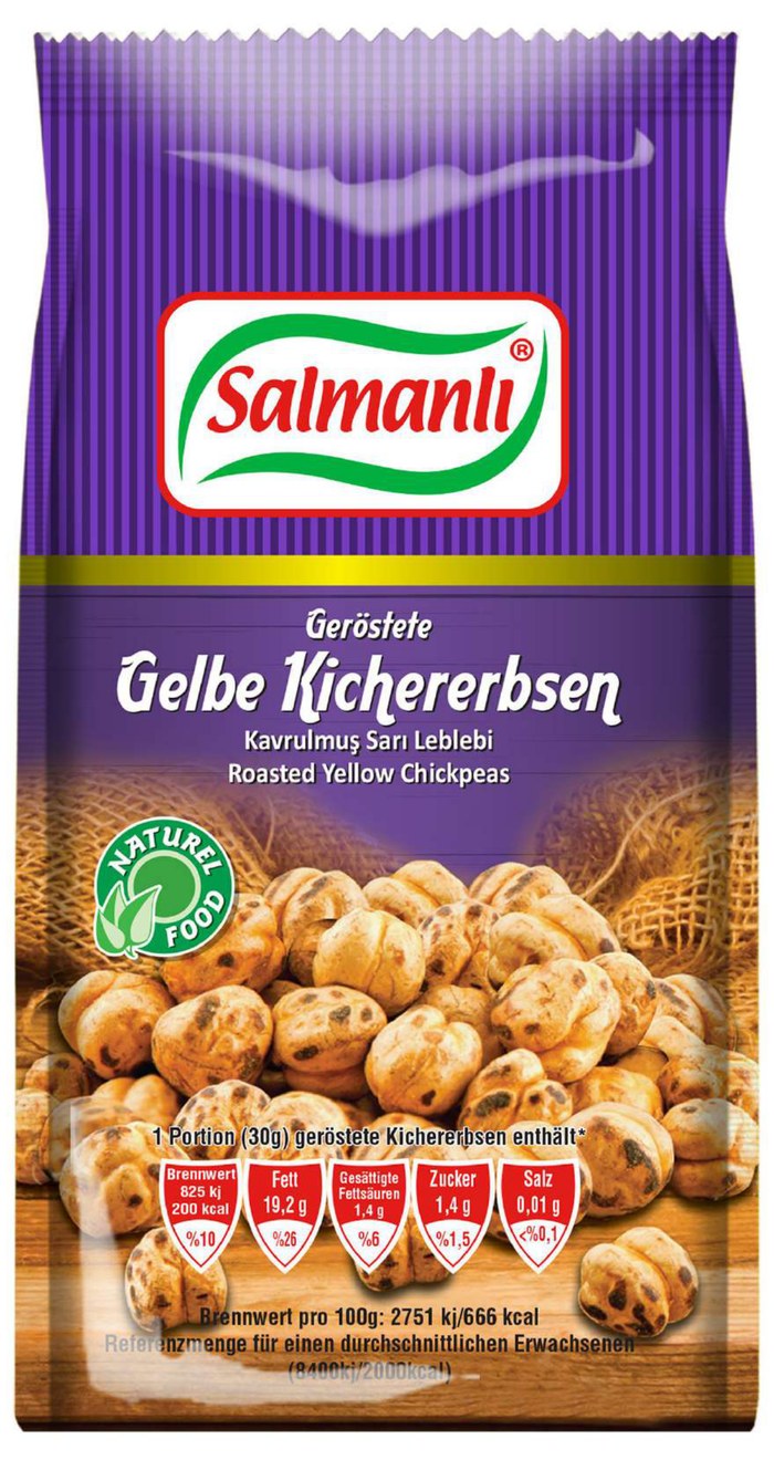 Salmanlı Pois Chiches Jaunes Grillés 300g